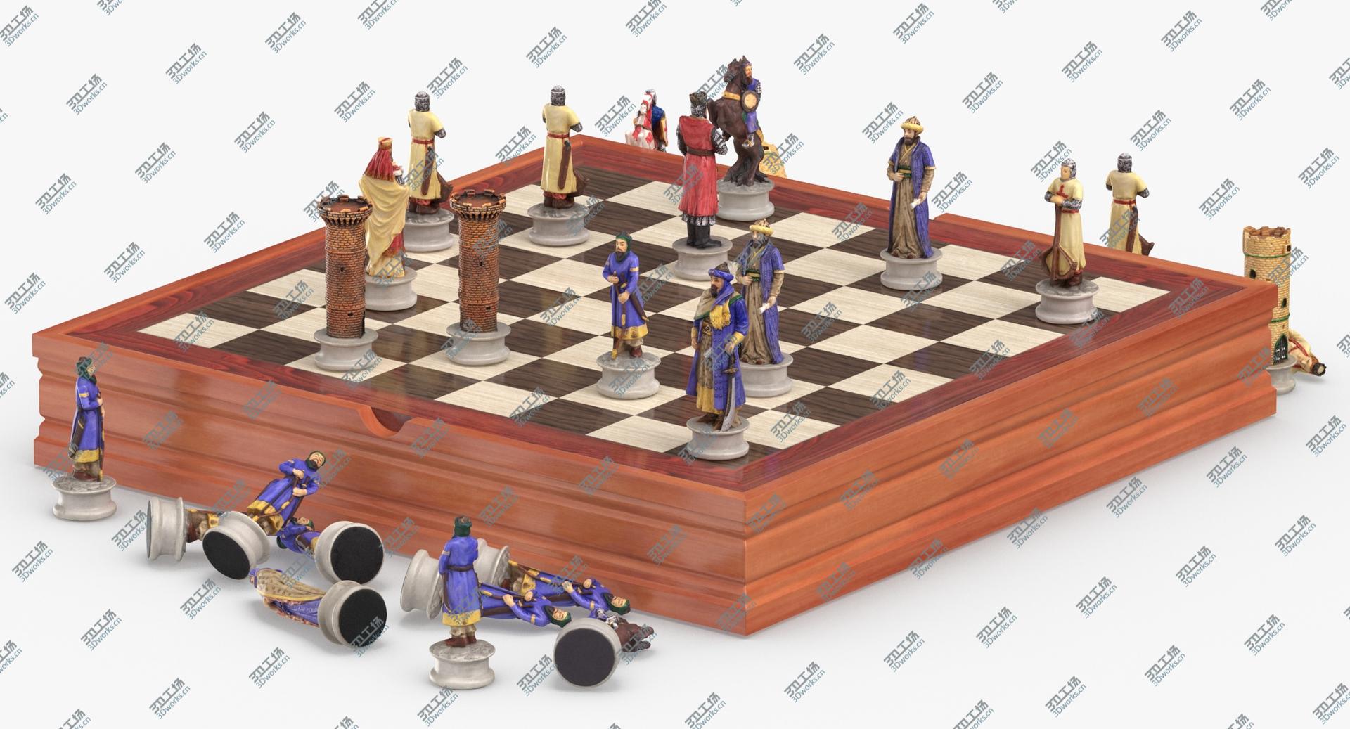 images/goods_img/202104091/Chess Board Set 01 Pose 11 3D/4.jpg